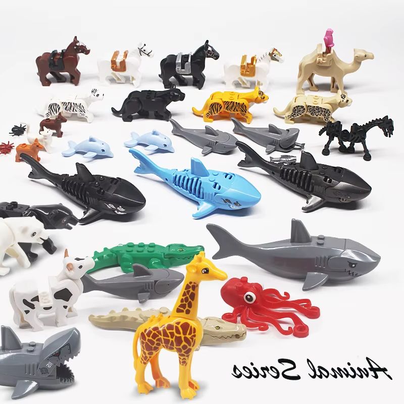 Marine Zoo - MOC 2025 신제품 1개 프린트된 동물원