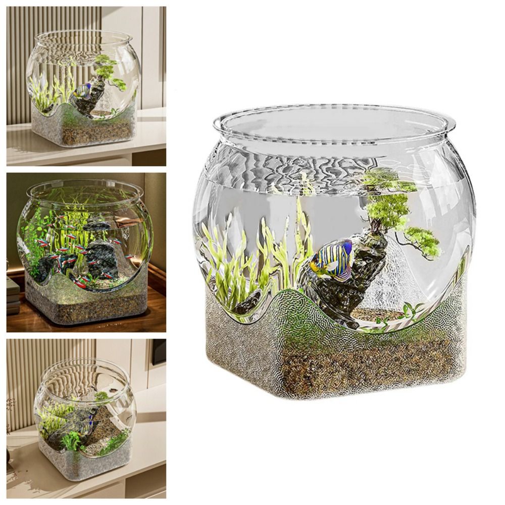Marine Aquarium With Sump - 울트라 클리어 원형 어항 분리형 플라스틱