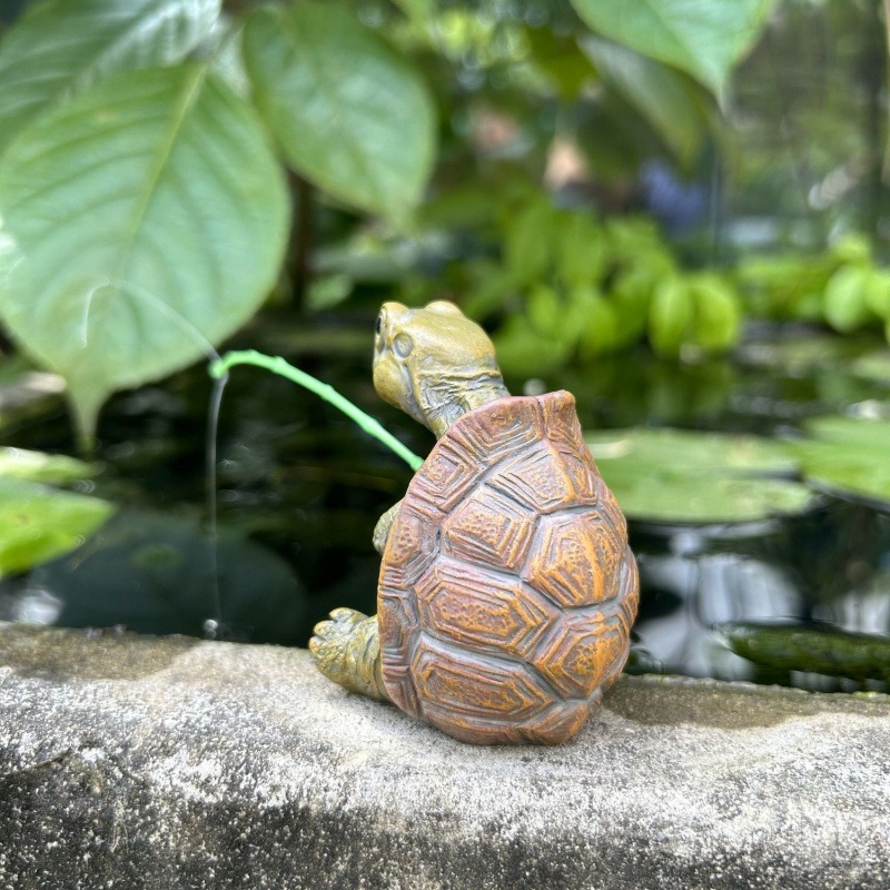 거북이 낚시 어항 수족관 장식 창의적인 중국식 암석 물 - Aquarium Marine Fish 리뷰 및 가격