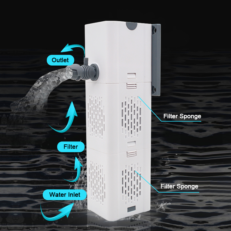 수족관 필터 펌프 물고기 탱크 잠수정 자동 공기 산소  - Marine Aquarium Wave Maker 리뷰 및 가격