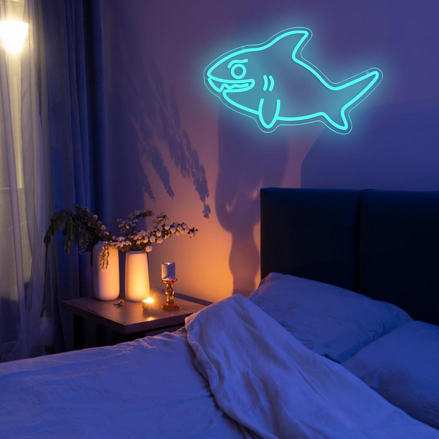 상어 네온사인 USB 디밍 가능 LED 조명, 아이 방 - Marine Zoo 리뷰 및 가격