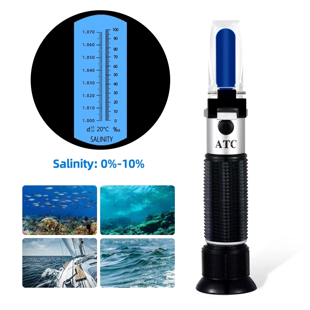 해수 해양 양식용 염분 굴절계, 수족관용 식품 염분 테 - Aquarium Marine Salt 리뷰 및 가격