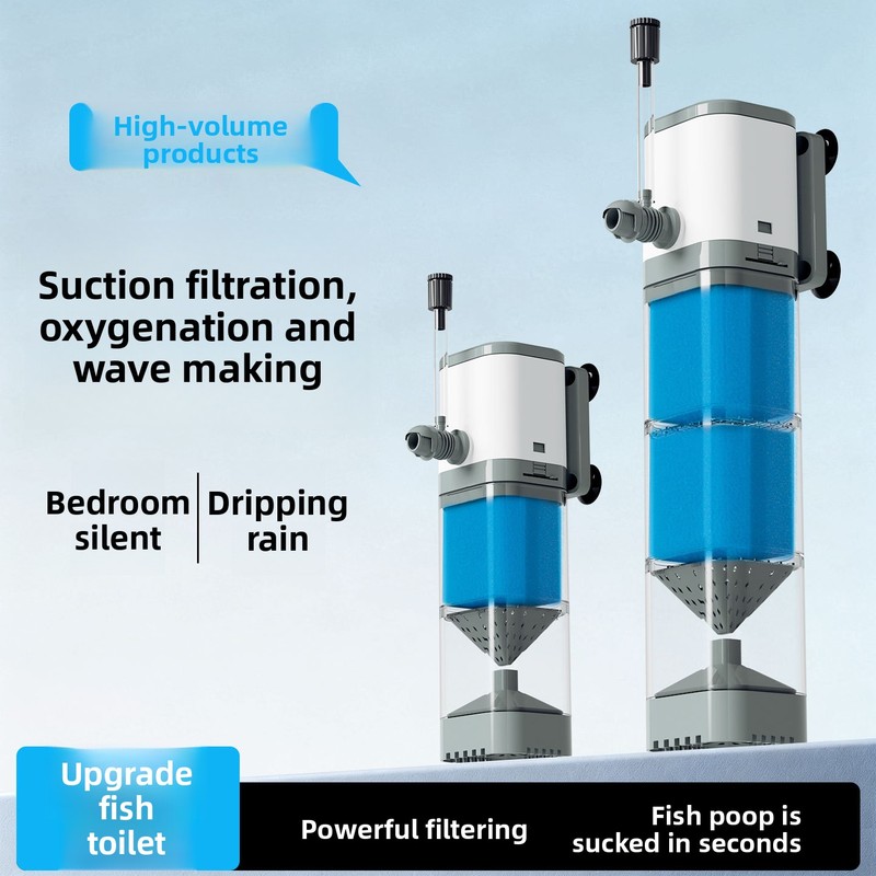 내장형 수족관 필터 – 금붕어를 위한 흡입, 산소 펌프 - Marine Aquarium Wave Maker 리뷰 및 가격