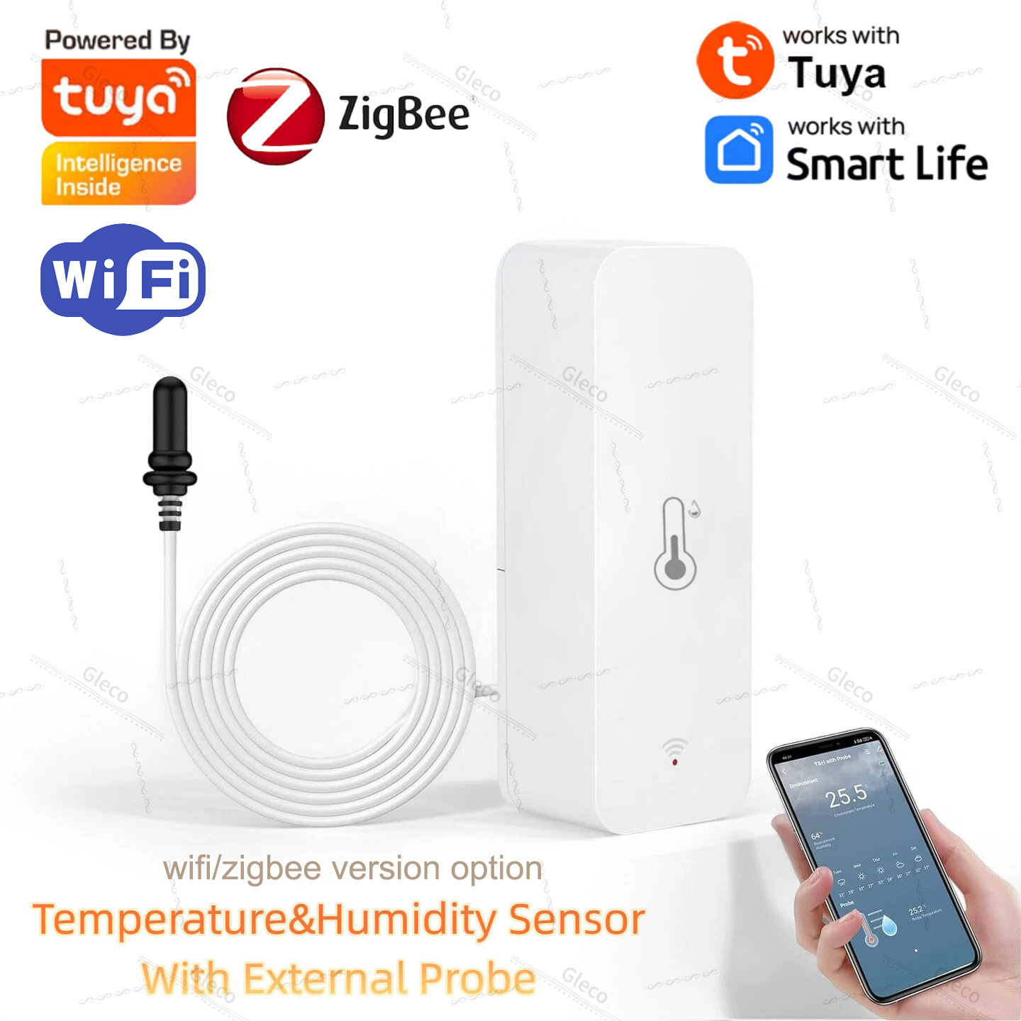Tuya Wifi Zigbee 온도 및 습도 센서(외부 - Aquarium Marine Plants 리뷰 및 가격