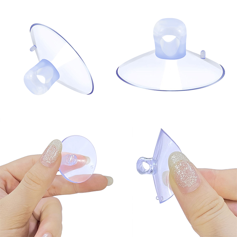 버섯 머리 빨판 PVC 투명 유리 빨판, 구멍 뚫린 투 - Aquarium Marine Fish 리뷰 및 가격