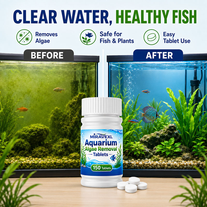 미라베엑스엘 150 수족관 조류 제거 정제, 안전한 조 - Aquarium Marine Plants 리뷰 및 가격