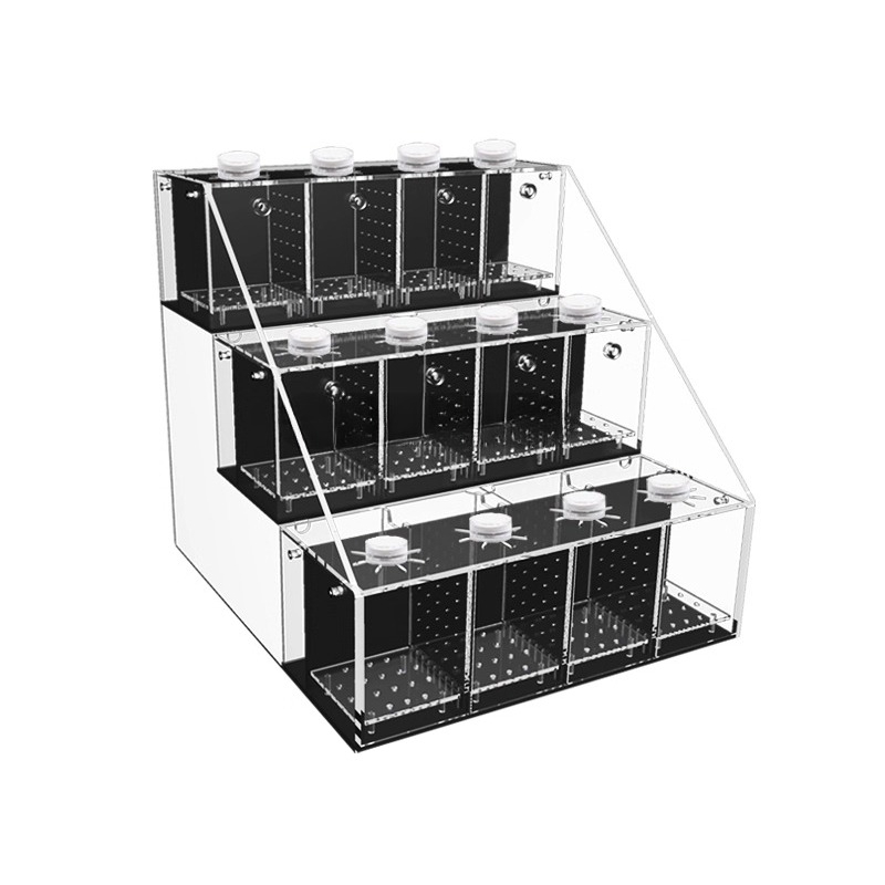 투명 도유 탱크 데스크탑 계단식 다층 다중 격자 무수  - Aquarium Marine Salt 리뷰 및 가격
