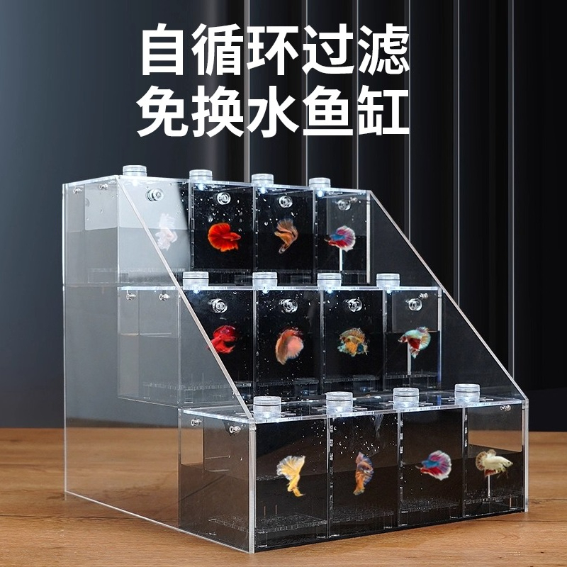 투명 도유 탱크 데스크탑 계단식 다층 다중 격자 무수  - Aquarium Marine Salt 리뷰 및 가격
