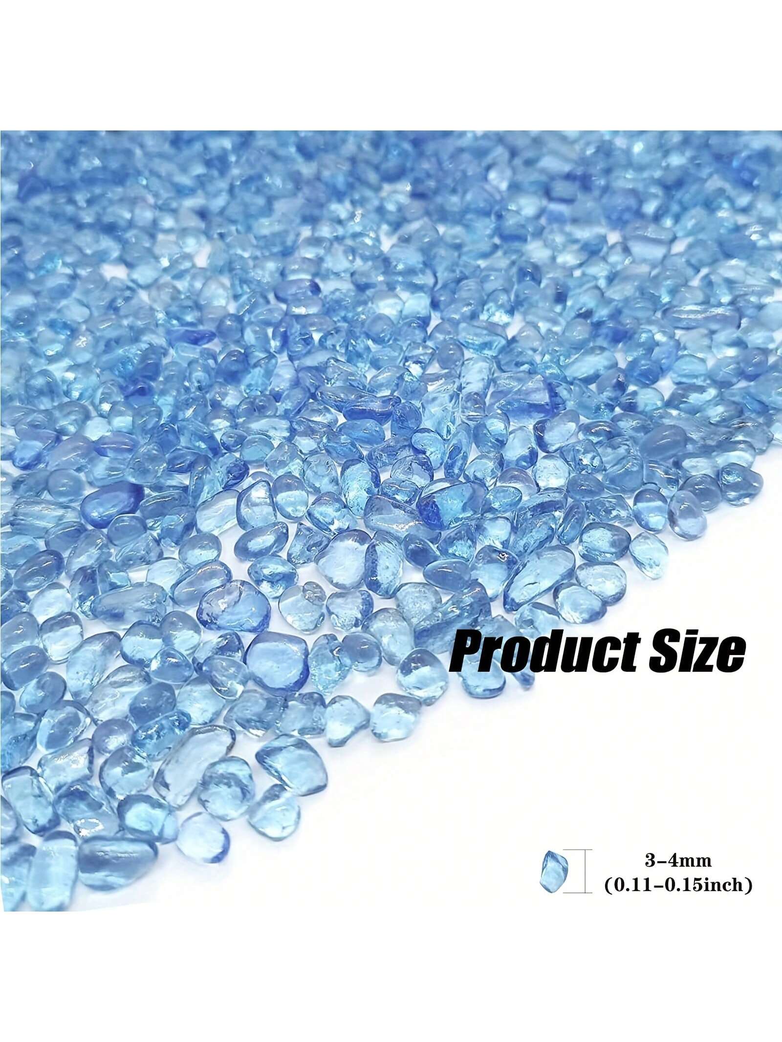 블루 글라스 자갈 3-4mm 수족관 장식용 돌 화로 유 - Marine Aquarium Gravel 리뷰 및 가격