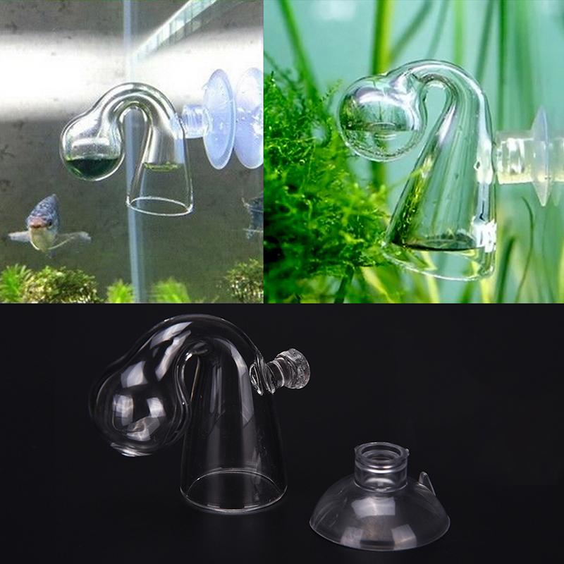 확산 유리 CO2 드롭 검사기 수족관 물고기 탱크 용  - Aquarium Marine Plants 리뷰 및 가격